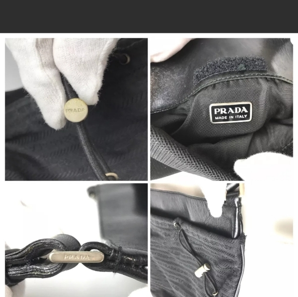 Prada Black Nylon Shoulder Bag Pochette - Picture 12 of 12